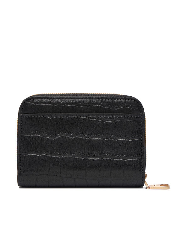 Calvin Klein Portfel Calvin Klein Ck Croc Medium Flap Zip Around LV04F1095G Czarny