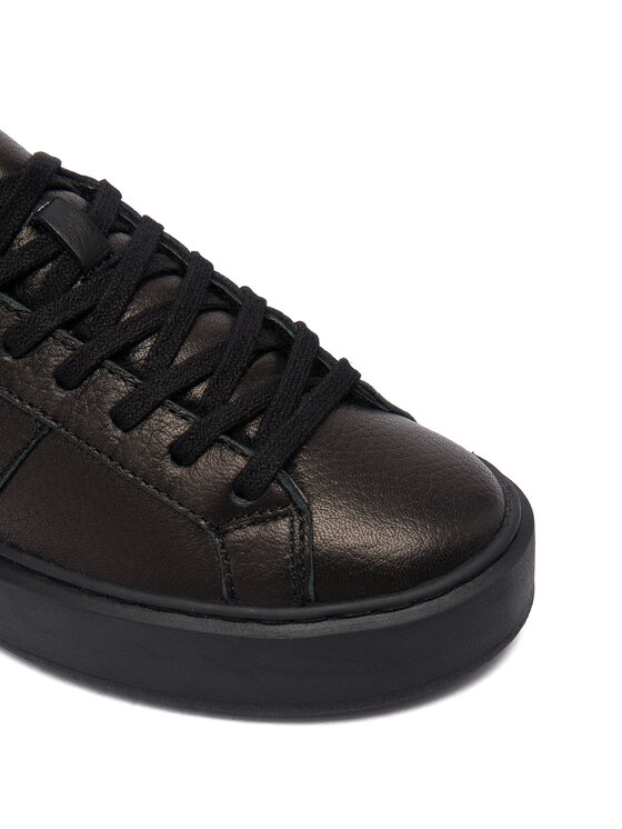 D.A.T.E. Снікерcи D.A.T.E. Hill Low Fur Platform W431-HPF-MN Чорний