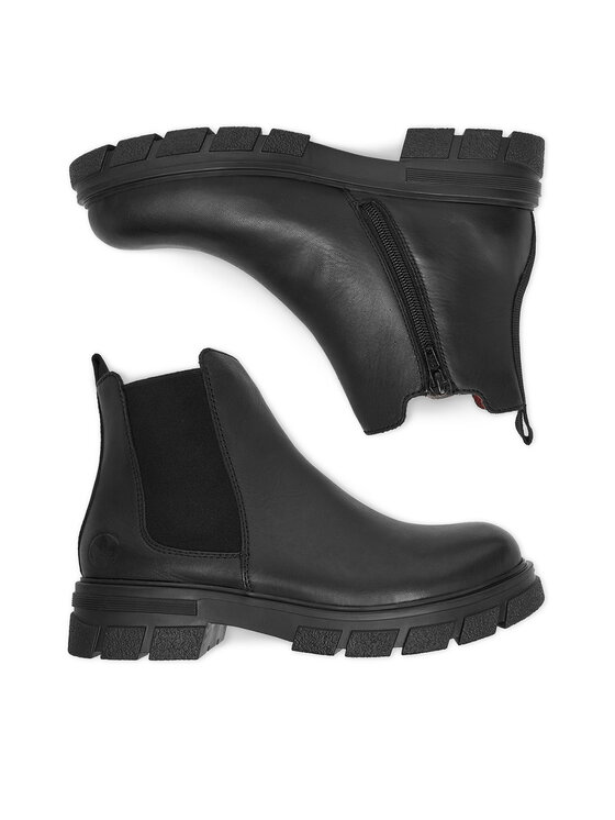 Rieker Členková obuv s elastickým prvkom Rieker Z9150-00 Čierna