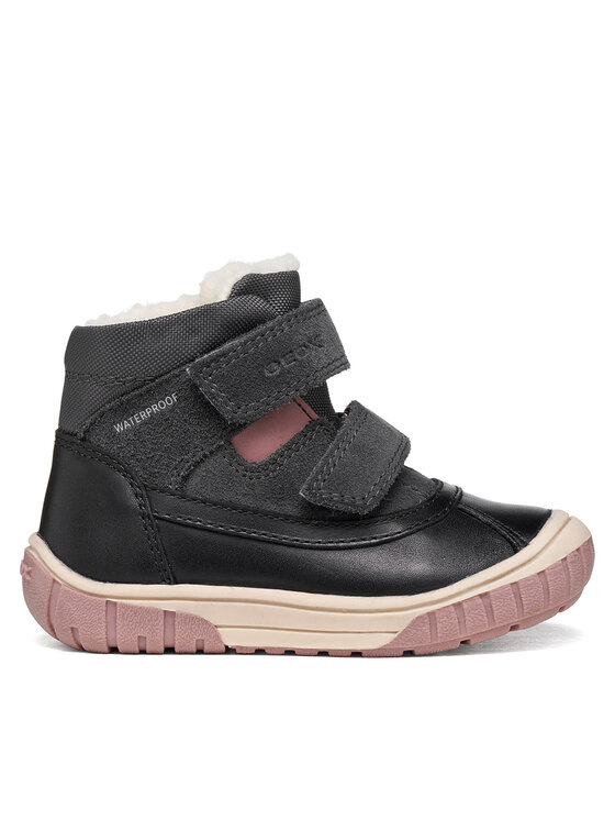Geox Kozačky Geox B Omar Girl Wpf B462LC 04322 C0005 M Černá