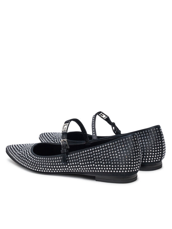 Guess Балетки Guess Dannely FLFDNN SAT08 Чорний