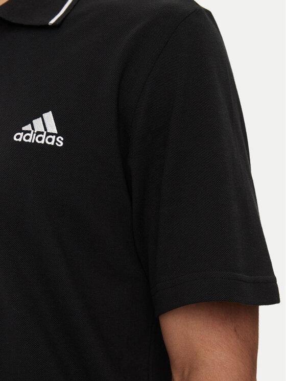 adidas adidas Поло Essentials IC9314 Чорний Regular Fit