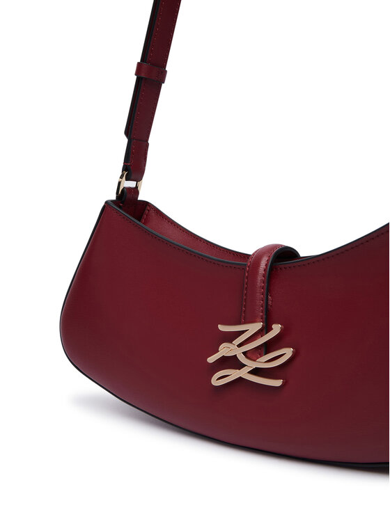 KARL LAGERFELD Torebka KARL LAGERFELD B4W30208 Bordowy