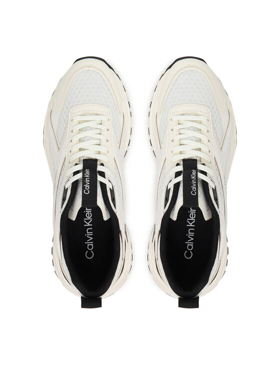 Calvin Klein Sneakers Calvin Klein Hike Run Ckstripe Mesh HW0HW03002 Bianco