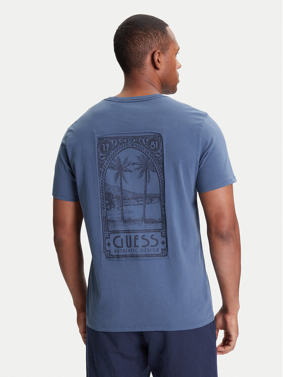 Guess Guess Футболка M5YI67 KBW41 Голубий Regular Fit