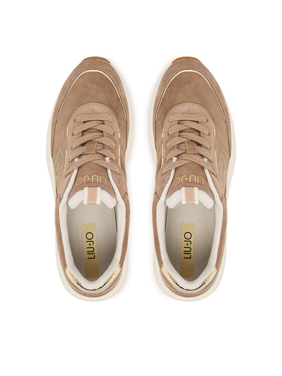 Liu Jo Sneakersy Liu Jo Stardust 01 BF6029 PX911 Hnedá