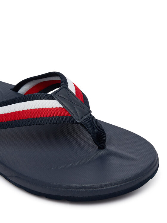 Tommy Hilfiger Čības uz pirksta Tommy Hilfiger FM0FM05803 Tumši zils