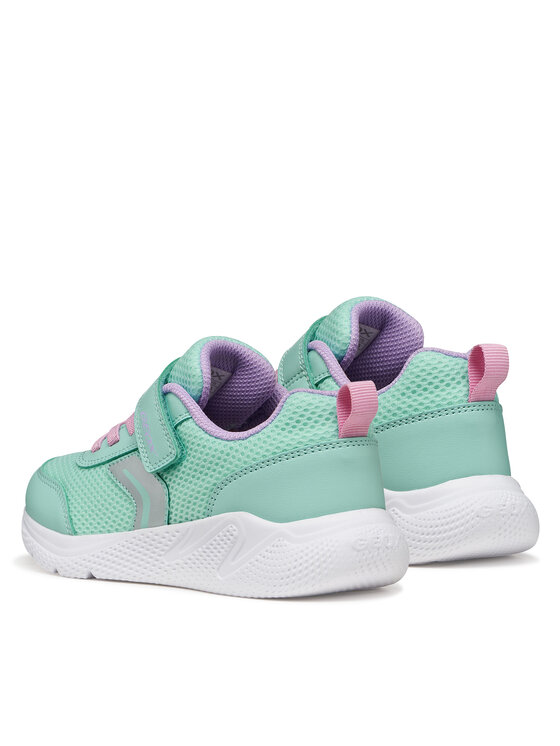 Geox Sneakersy Geox J Sprintye Girl J36FWB 01454 C3BE8 S Zielony