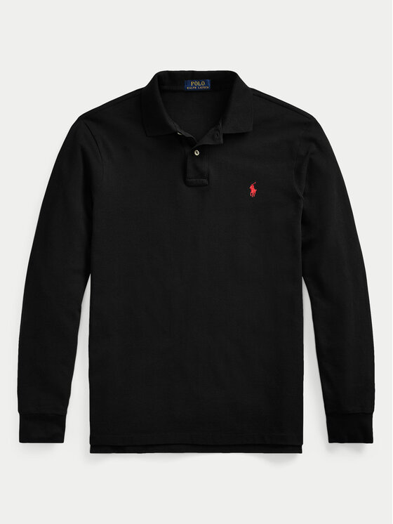 Polo Ralph Lauren Polo Ralph Lauren Поло 710680790045 Чорний Custom Slim Fit