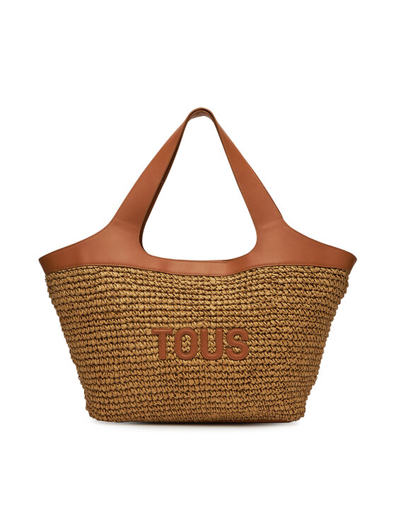TOUS Bolso TOUS Lirio Rafia 2002205243 Marrón