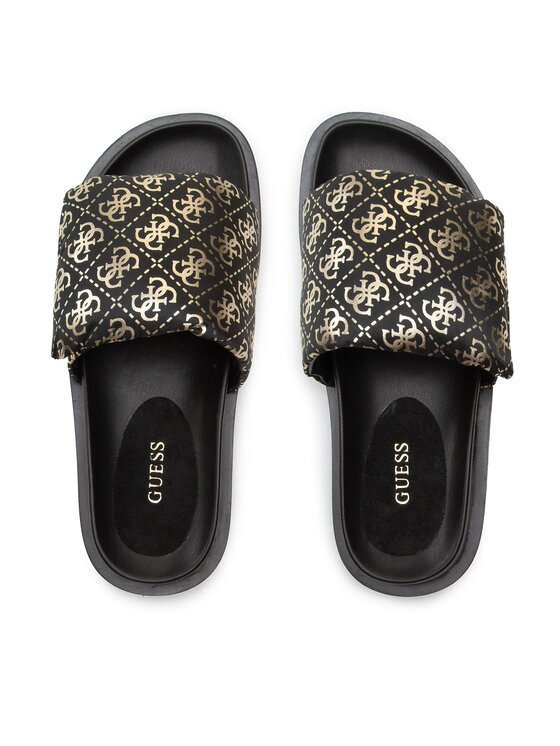 Guess Şlapi Guess Fabetzy FL6FZY FAL19 Negru