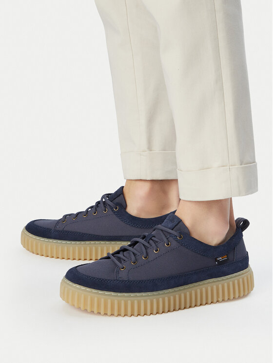 Clarks Снікерcи Clarks Torhill Lace 26186153 Cиній
