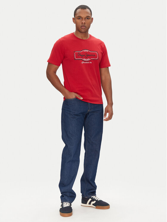 Pepe Jeans Pepe Jeans Футболка Daxton PM509786 Червоний Regular Fit