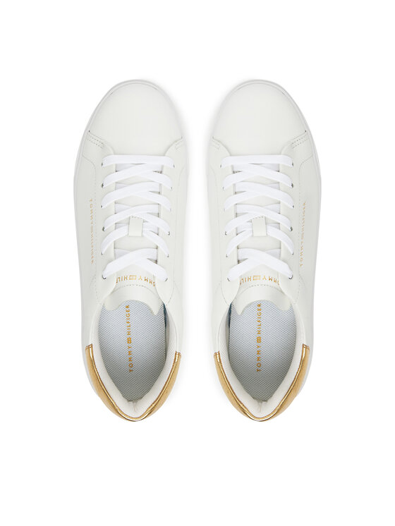 Tommy Hilfiger Sneakersy Tommy Hilfiger Essential Platform Court Sneaker FW0FW08756 Biały
