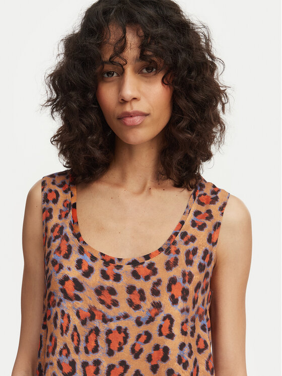 LOLA CASADEMUNT LOLA CASADEMUNT Топ MS2615033 Коричневий Regular Fit