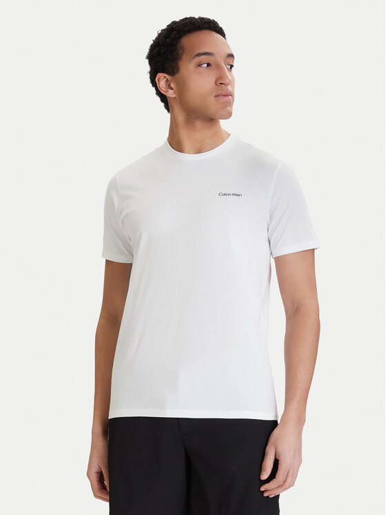Calvin Klein Calvin Klein Camiseta Micro Logo LV04LC255G Blanco Regular Fit