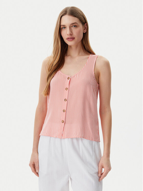Vero Moda Vero Moda Топ Bumpy 10325830 Червоний Standard Fit