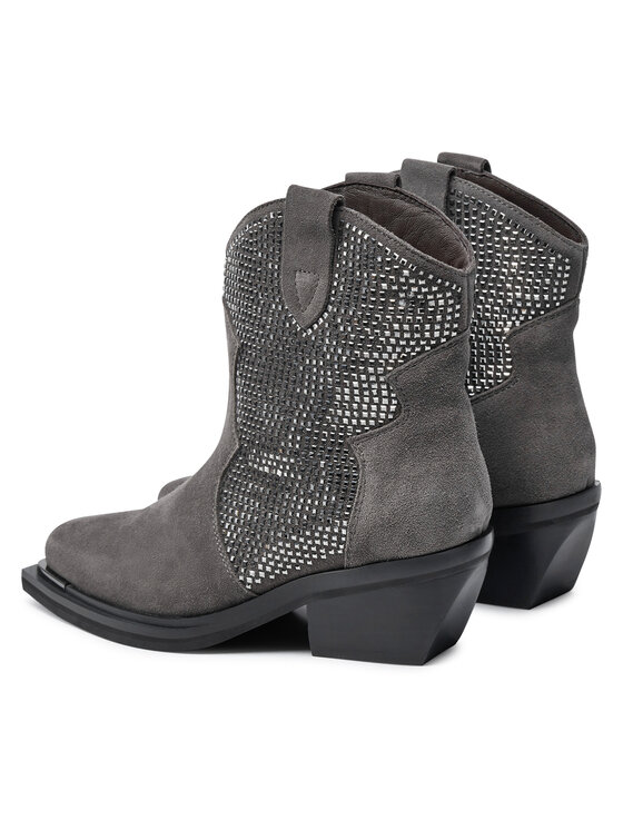 Alma En Pena Kovbojské topánky Alma En Pena I240712 Sivá