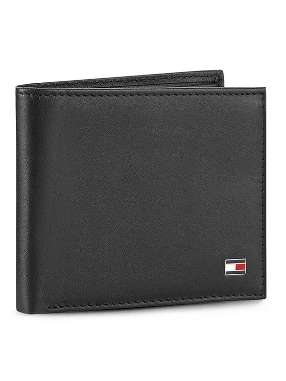 Tommy Hilfiger Cartera Tommy Hilfiger Eton Mini Cc Wallet AM0AM00655/83365 Negro