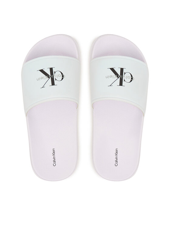 Calvin Klein Παντόφλες Calvin Klein V3X0-83333-1172 Λευκό