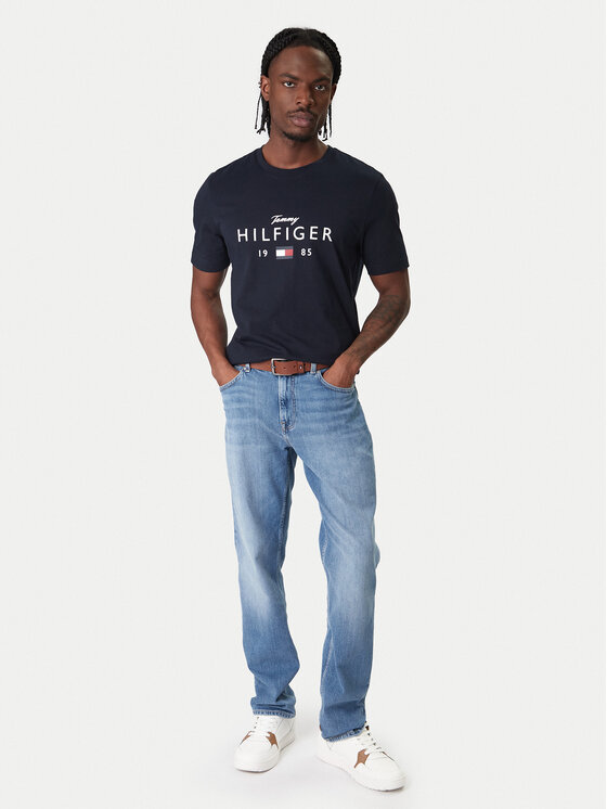 Tommy Hilfiger Tommy Hilfiger Camiseta Brand Love MW0MW41455 Azul marino Regular Fit