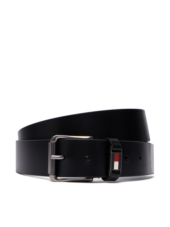 Tommy Jeans Opasok Tommy Jeans Tjm Tommy Roller Buckle 4.0 AM0AM14460 Čierna