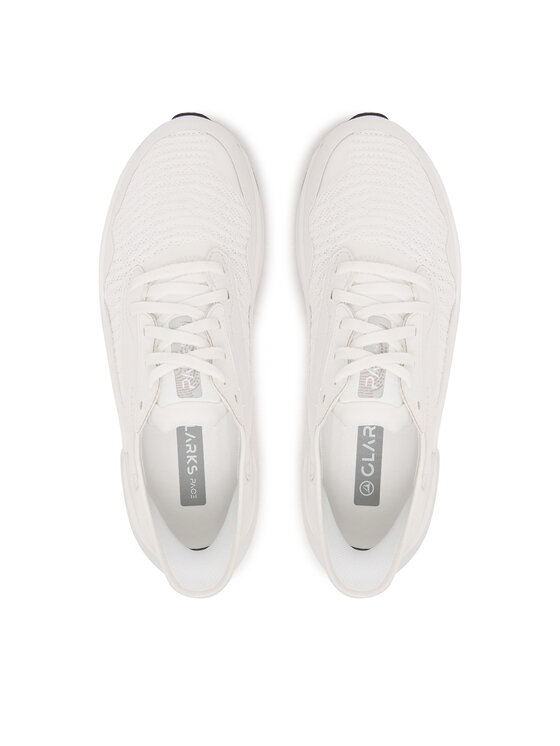 Clarks Снікерcи Clarks Clarks Pace 26184666 Білий