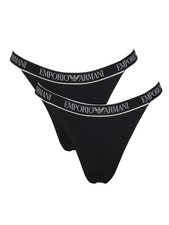 Emporio Armani Underwear Emporio Armani Underwear Conjunto de tangas EW000405 AF19026 MC005 Negro