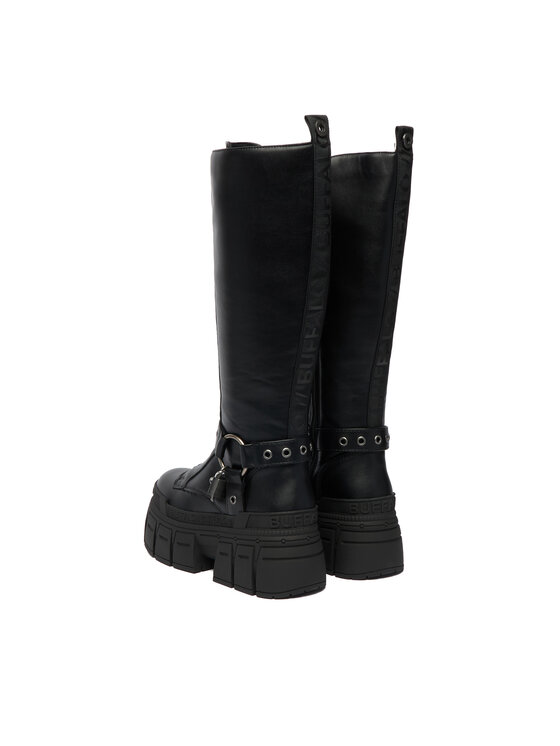 Buffalo Kozaki Buffalo Gospher Biker Hi 1270131 Czarny