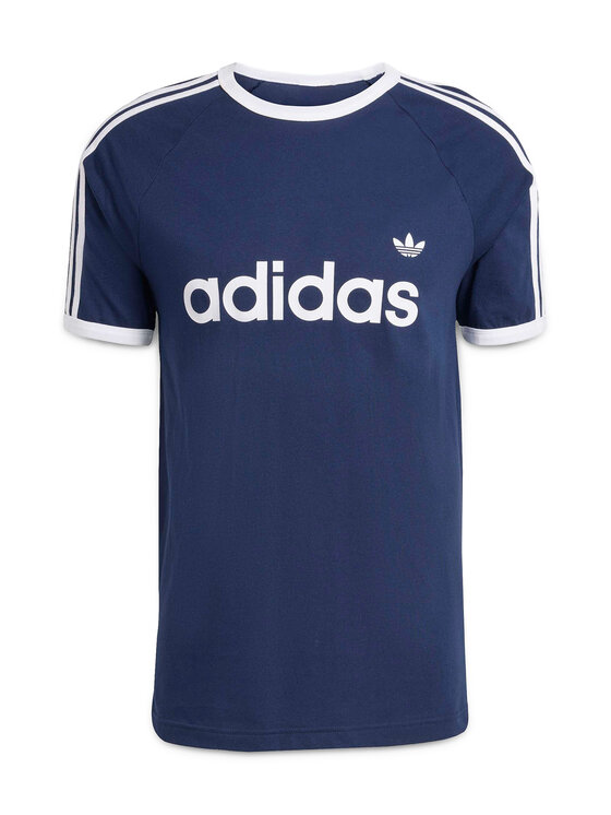 adidas adidas Camiseta 3-Stripes Ringer KF0419 Azul marino Slim Fit