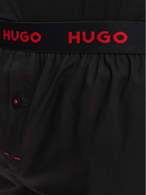 HUGO HUGO Pijama Soren Short Set 50575408 Negro Regular Fit