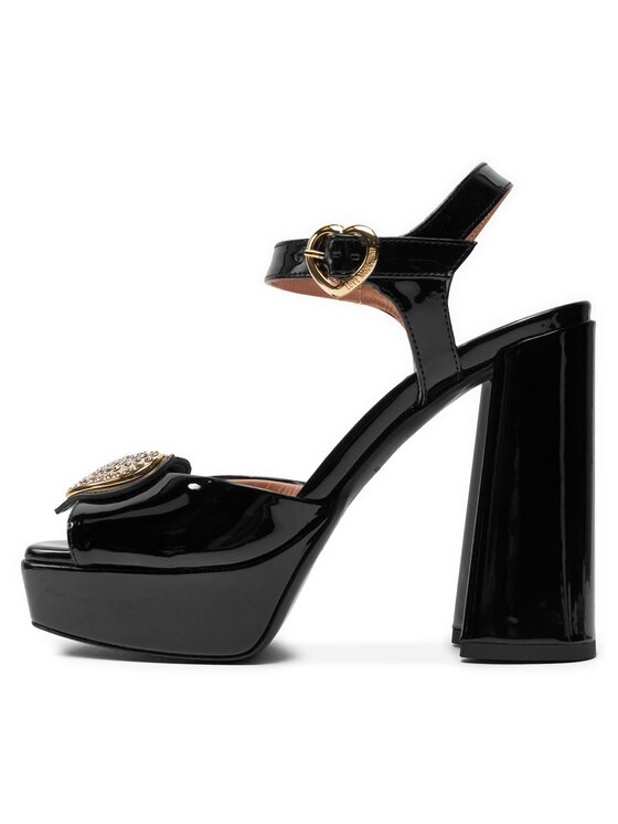 LOVE MOSCHINO Сандали LOVE MOSCHINO JA1608CG0IIH0000 Черен