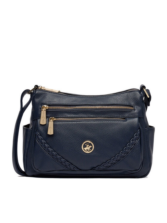 Beverly Hills Polo Club Дамска чанта Beverly Hills Polo Club CEO-BHPC-L-012-10 Тъмносин