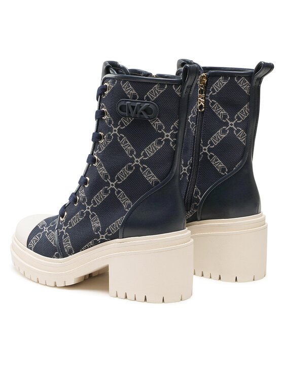 MICHAEL Michael Kors Gležnjarji MICHAEL Michael Kors Hanley Bootie 40F3HYME6Y Mornarsko modra