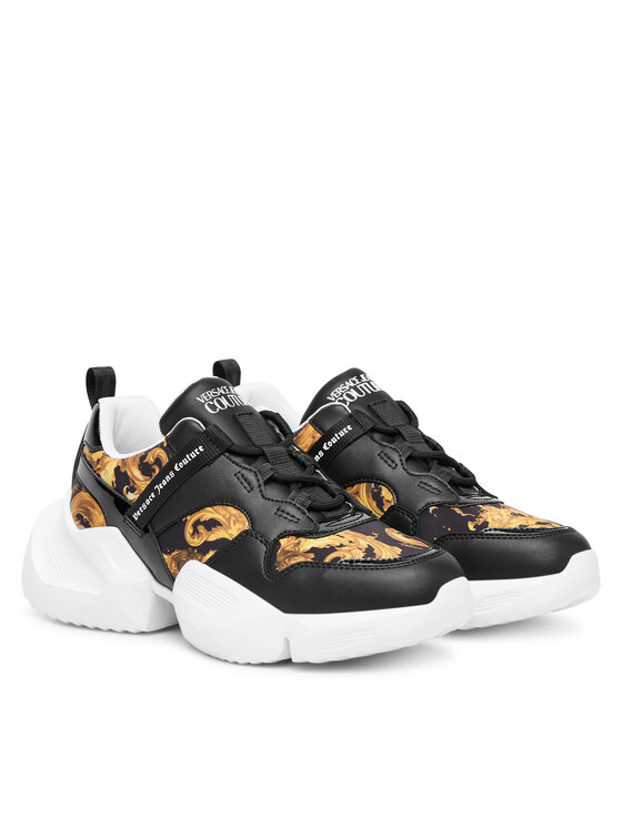 Versace Jeans Couture Снікерcи Versace Jeans Couture 80VA3SU7 ZSE19 G89 Чорний