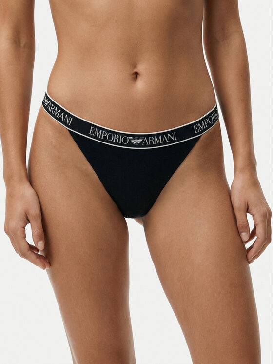 Emporio Armani Underwear Emporio Armani Underwear Conjunto de tangas EW000405 AF19026 MC005 Negro