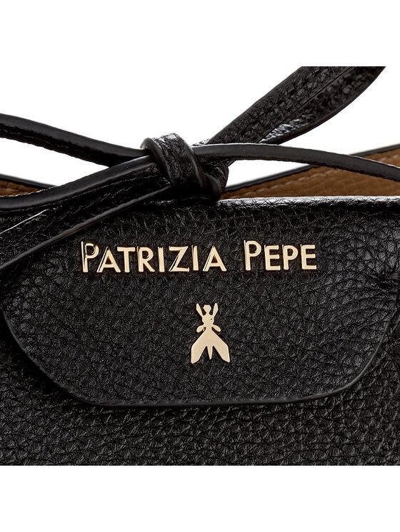 Patrizia Pepe Kabelka Patrizia Pepe 2V5452/AV63-F1AR Black/Clear Beige