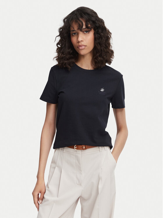 Beverly Hills Polo Club Beverly Hills Polo Club Camiseta P-SS26W-TS516523 Azul marino Regular Fit
