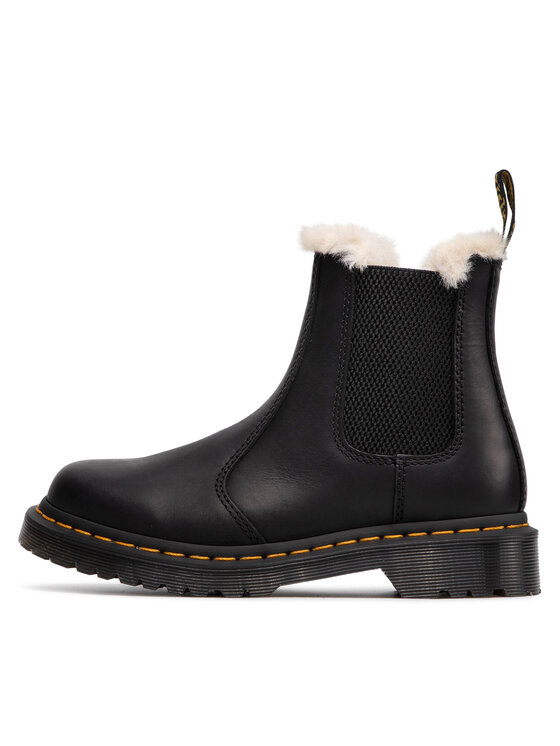 Dr. Martens Kotníková obuv s elastickým prvkem Dr. Martens 2976 Leonore 21045001 Černá