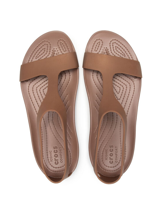Crocs Sandały Crocs Serena Sandal W 205469 Brązowy