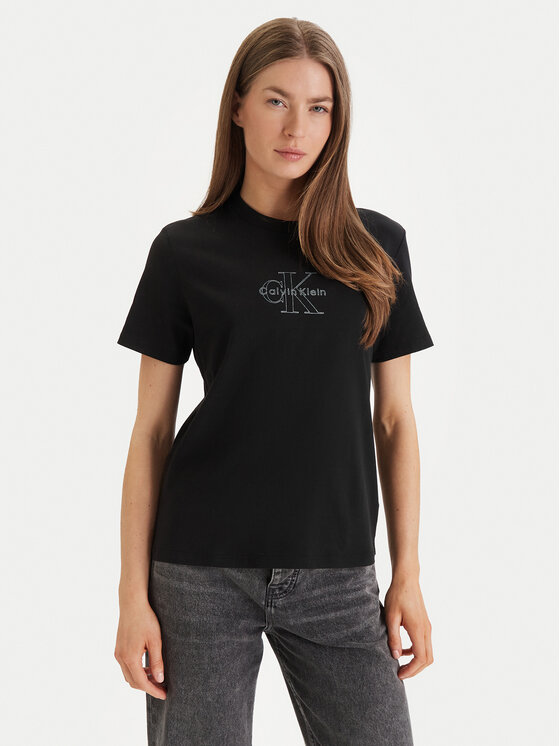Calvin Klein Jeans Calvin Klein Jeans Camiseta LV047F831G Negro Regular Fit