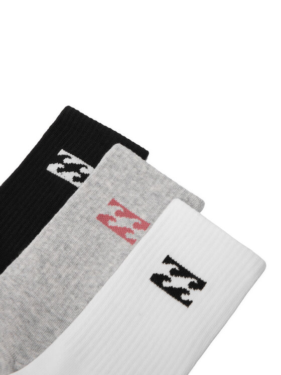 Billabong Довгі шкарпетки Billabong CEO_BR_BILLA_3060_W_AW25 (3 PACK) Кольоровий