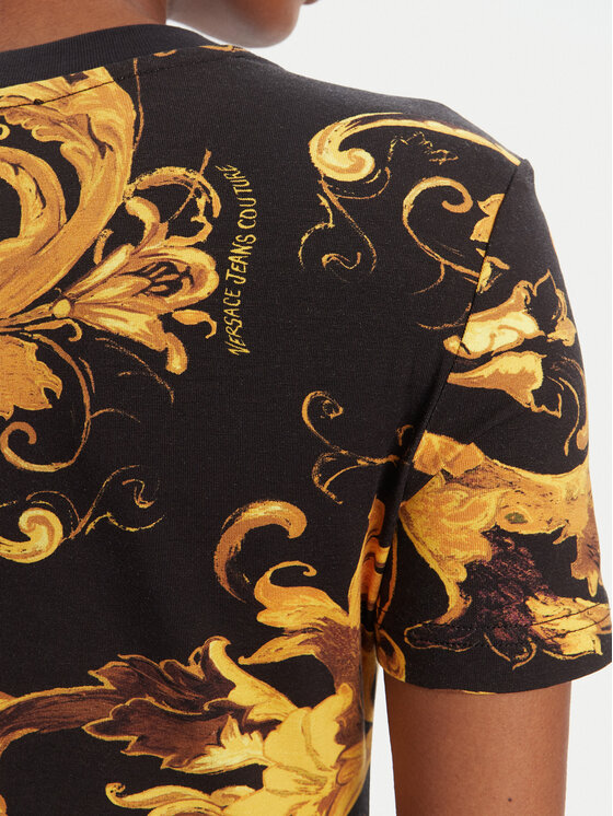 Versace Jeans Couture Versace Jeans Couture Camiseta 79HAH608 JS504 Negro Slim Fit