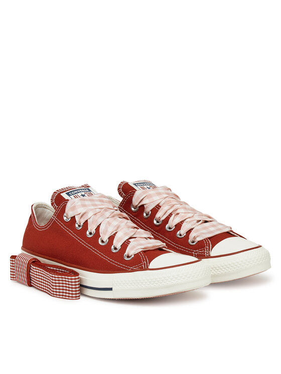 Converse Кеди Converse Chuck Taylor All Star Gingham A13662C Червоний