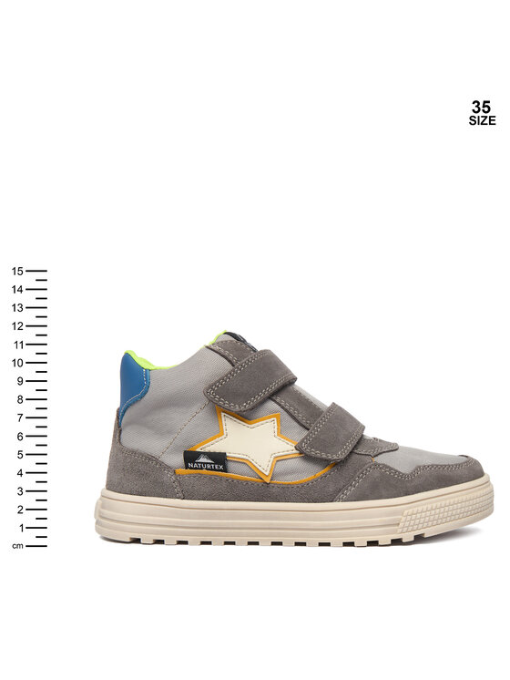Naturino Sneakersy Naturino Hess 3 Vl Wp. 2018595-02-1B06 D Sivá