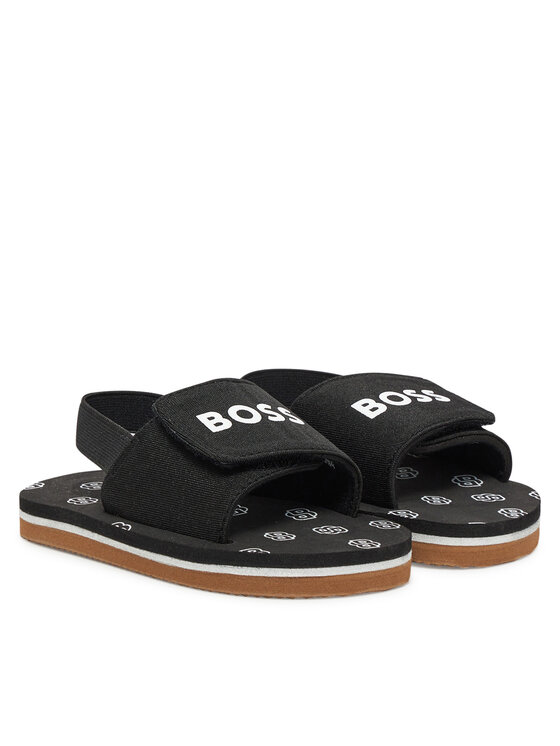 BOSS Sandály BOSS J52156 S Černá
