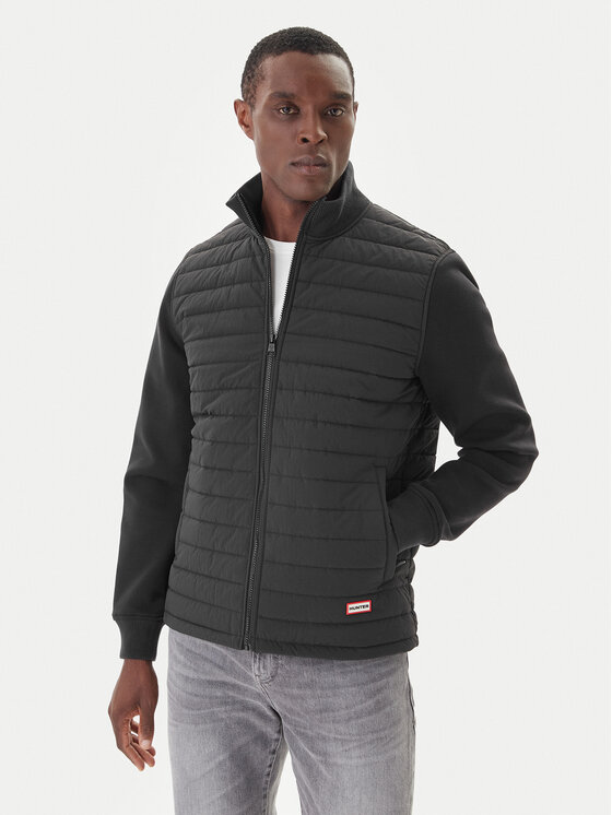 Hunter Hunter Prehodna jakna Hume Baffle HARM0016251 Črna Regular Fit
