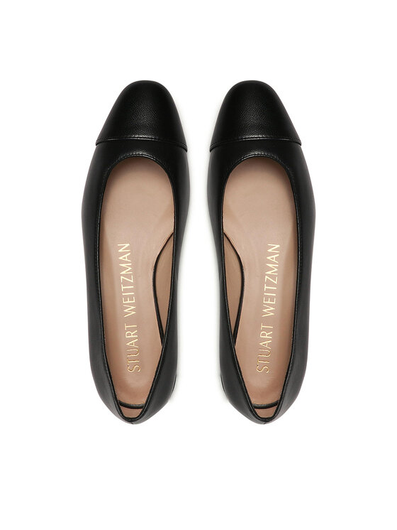 Stuart Weitzman Balerinke Stuart Weitzman Pearl Flat SB753 Crna