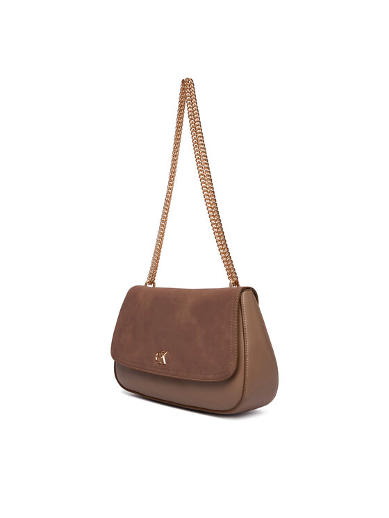 Calvin Klein Bolso Calvin Klein Ck Conv Chain Brushed Medium Bag LV04F3407G Beis