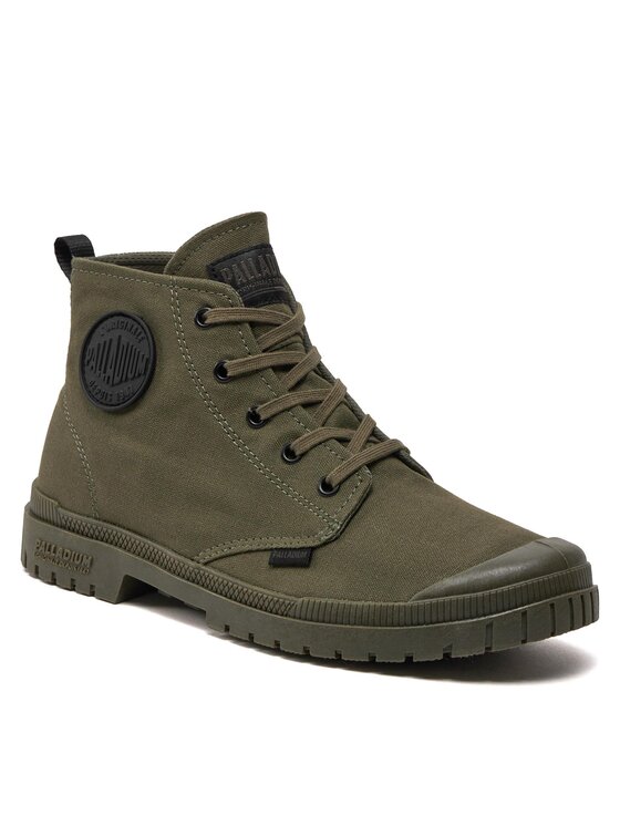 Palladium Pohodni čevlji Palladium Pampa Sp20 Hi Cvs 76838-309-M Zelena